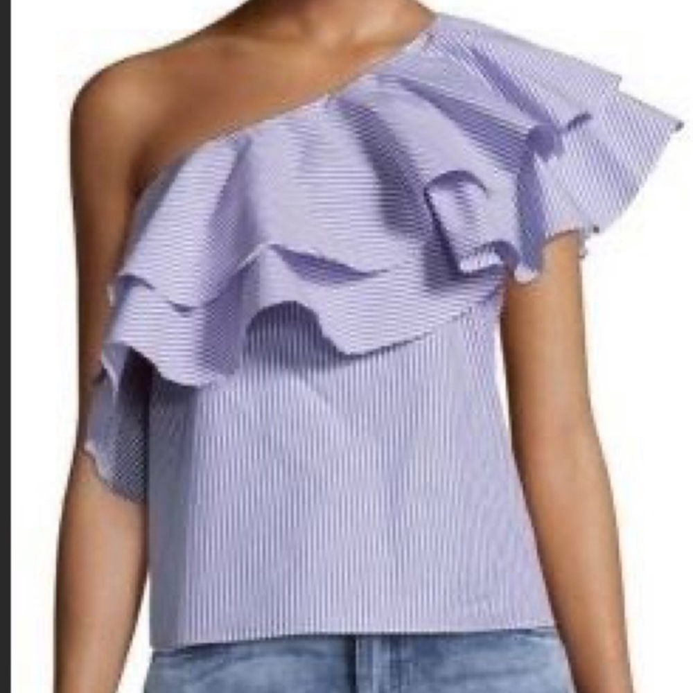 Saks Fifth ave one shoulder top